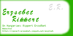 erzsebet rippert business card